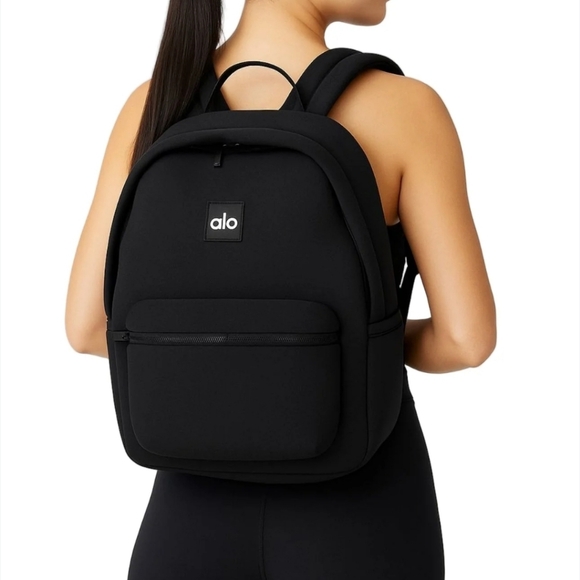 ALO Yoga Classic Black Backpack. NWT. - Picture 3 of 13